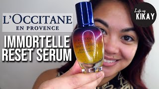 LOccitane Immortelle Reset Serum Review [upl. by Ahsinoj]