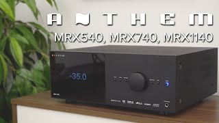 Anthem MRX540 MRX740 MRX1140 Receivers Review amp Comparison [upl. by Anez91]