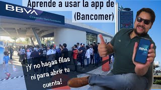 Cómo registrarte y usar la App móvil de BBVA México  TUTORIAL PASO A PASO [upl. by Dloniger]