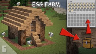 Minecraft Automatic Egg Farm Tutorial [upl. by Dam917]