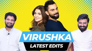 Virushka Edits  Virushka Funny Moments  Bsn Reaction [upl. by Nnylcaj]