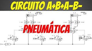 Circuito Pneumático ABAB Ensaio 25 [upl. by Buhler]