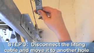 How to Fix GarageDoor Tension [upl. by Ervin20]