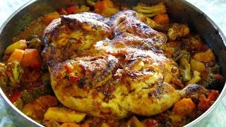 Poulet rôti aux légumes facile et rapide [upl. by Acimad173]