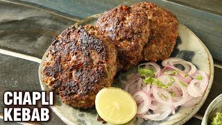 Chapli Kebab Recipe  How To Make Mutton Kabab  Pakistani Mutton Chapli Kabab  Street Food  Smita [upl. by Nylareg]