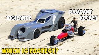 GTA 5  WESTERN RAMPANT ROCKET vs VIGILANTE  Which is Fastest [upl. by Aliber585]