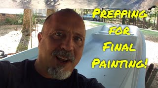 How to prep Fiberglass amp Gelcoat Crazing for Primer and Topcoat  Boston Whaler Restoration part 7 [upl. by Carter]