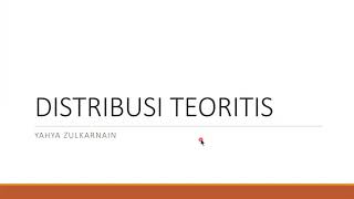 Distribusi Teoritis [upl. by Gitlow262]