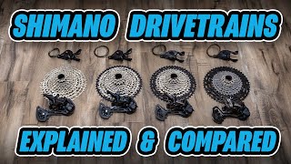 Shimano Drivetrain Comparison  XTR vs XT vs SLX vs Deore [upl. by Otreblig926]