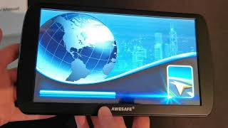 UNBOXING  AWESAFE GPS NAVIGATOR [upl. by Dubois417]