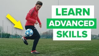 LEARN FLASHY FOOTBALL SKILLS  advanced skill moves [upl. by Frederigo]