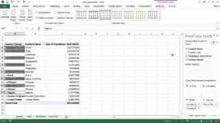 Group Items in a Pivot Table [upl. by Yrocaj]