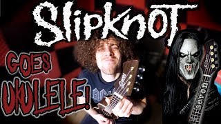 Psychosocial by Slipknot  Ukulele Cover with solo amp TABS [upl. by Hullda146]