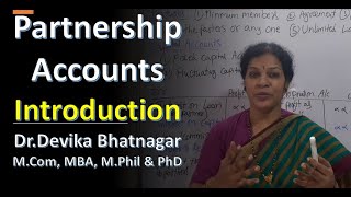 1 Introduction of Partnership Accounts  In Financial Accounting [upl. by Aisercal]