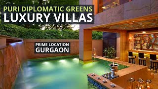 Luxury Villas in Puri Diplomatic Greens Sector 111 Dwarka Expressway Gurgaon  Call 9811426246 [upl. by Atikir903]