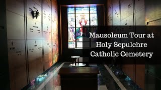 Mausoleum Holy Sepulchre Cemetery Tour With a Funeral Director [upl. by Aisinut339]