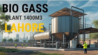 Bio gas plant 1400m3 in Lahore [upl. by Renelle]