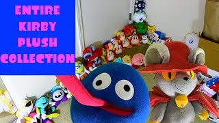 MY ENTIRE KIRBY PLUSH COLLECTION  NEW GOOEY AND DAROACH PLUSH [upl. by Jangro]