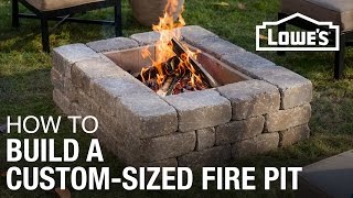 How To Build a CustomSized Fire Pit [upl. by Adali]