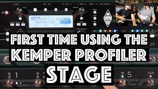 First Time Using the Kemper Profiler Stage [upl. by Anail]