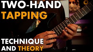 Learn AND Apply Two Hand Tapping Technique  Theory GUITAR LESSON [upl. by Nanam]