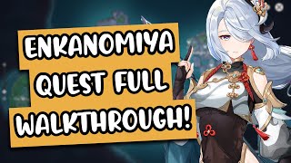 Enkanomiya Quest FULL Walkthrough  Boss Unlock ALL Quests amp Puzzles [upl. by Mueller608]