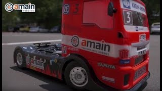 Whats New Tamiya Team Hahn Racing TT01E Replica Semi Truck Kit [upl. by Nomrej208]