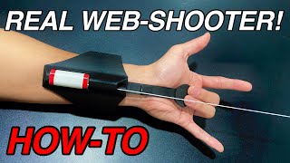 How to SpiderMan Web Shooter FUNCTIONAL Real DIY No Way Home [upl. by Mcclure450]