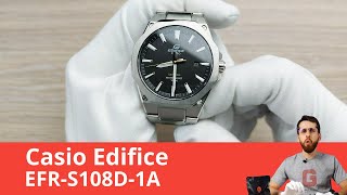 Самые Тонкие EDIFICE  Casio EFRS108D1A [upl. by Anselmi]