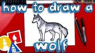 How To Draw A Realistic Wolf [upl. by Dinan350]