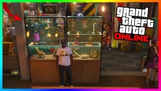 How To Get A COMPLETE Trophy Case EVERY Plushie amp ALL Unlocks At Your Arcade In GTA 5 Online [upl. by Dysart]