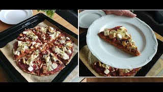 Bezglutenowa pizza z mąk jednorodnych  NovaBezglutenowa [upl. by Ardnazxela]