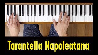 Tarantella Napoletana Easy Piano Tutorial [upl. by Limbert]