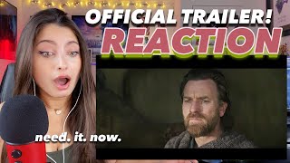 NEW ObiWan Kenobi  Official Trailer  REACTION [upl. by Tongue]