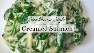 Creamed Spinach [upl. by Eedolem241]