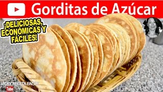 GORDITAS DE AZUCAR  VickyRecetaFacil [upl. by Anib]