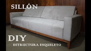 Sillón  DIY Estructura esqueleto [upl. by Ellehcin17]