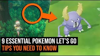 9 Essential Pokemon Lets Go Tips [upl. by Damian]