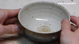 Traditional Kintsugi processRegular gold speedup version [upl. by Kral975]