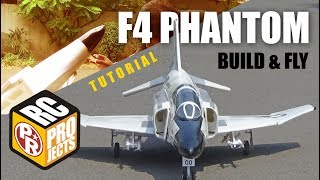 How to Make F4 Phantom DIY RC Plane Build amp Fly [upl. by Fina]