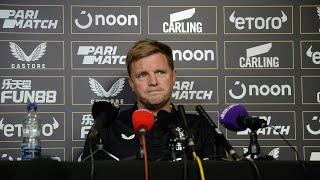 PRESS CONFERENCE  Eddie Howe preEverton H [upl. by Kylen115]