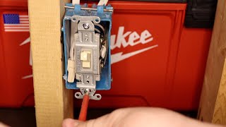 The CORRECT way to wire a light switch [upl. by Fevre169]