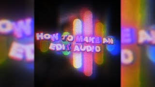 Edit Audio Tutorial After Effects [upl. by Johan886]