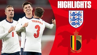 England 21 Belgium  Mount Seals Comeback Win To Top Group  UEFA Nations League  Highlights [upl. by Chadabe766]