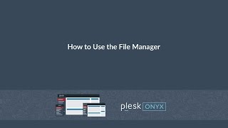 How to Use the File Manager [upl. by Dunson]