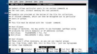 Adding Users to the Sudoers File [upl. by Riada749]