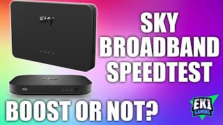 Sky Broadband  Sky Boost Is it worth it Speed Test [upl. by Nelag]