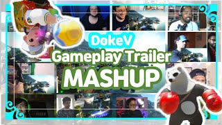 DokeV  World Premiere Gameplay Trailer reaction MASHUP [upl. by Dido]