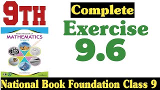 class 9 maths chapter 9 exercise 96  ex 96 class 9  96 math class 9  NBF  Fazal Academy  96 [upl. by Brod]