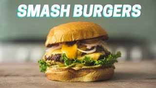 SMASH BURGER RECIPE The ONLY burger I make at home [upl. by Remde385]